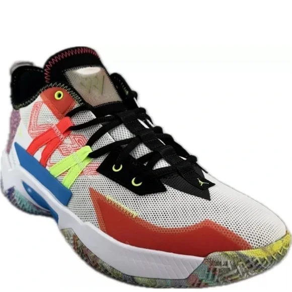 New in box Mens Nike Jordan One Take II White ghost green Infrared 23 - Picture 3 of 12